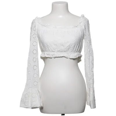 Crop top (Flared Cuff Cropped Top) från Milenalesecret x NA-KD Bomull