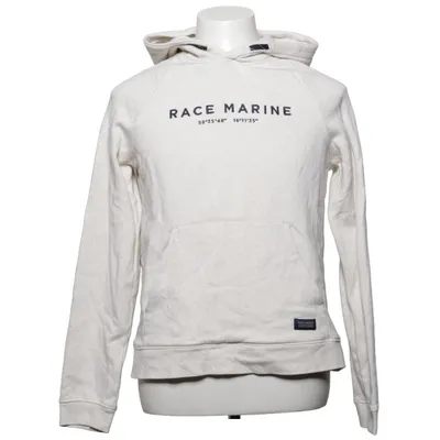 Sweat à capuche (Beige) de Race Marine Coton, Polyester