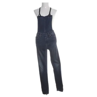 Hängselbyxor (Blå) från Raw Bomull, Elastan, Polyester, Polyuretan, Viskos