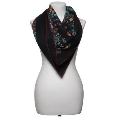 Scarf (Svart, Flerfärgad) från Ascot Silke