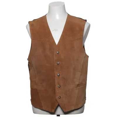 Läderväst (Brun) från Casual Wear Acetat, Mocka