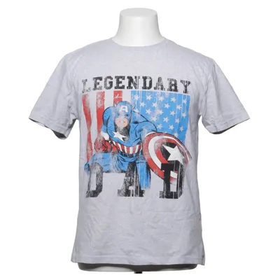 T-shirt (Grå, Flerfärgad) från Marvel Polyester, Återvunnen bomull