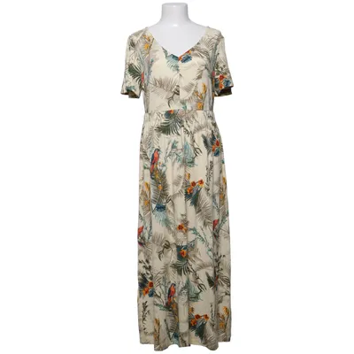 Långklänning (Beige, Flerfärgad) från Maite Kelly x Bonprix Elastan, Viskos
