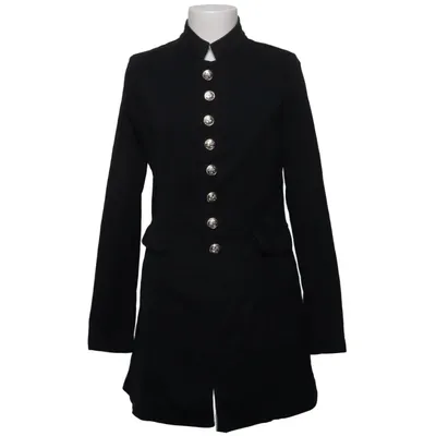 Coat (Black) from Beauty Fashion Cotton, Elastane