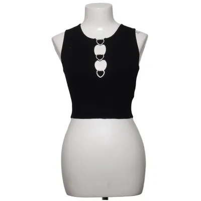 Crop top (Zwart) van FB Sister Elastaan, Polyamide, Viscose
