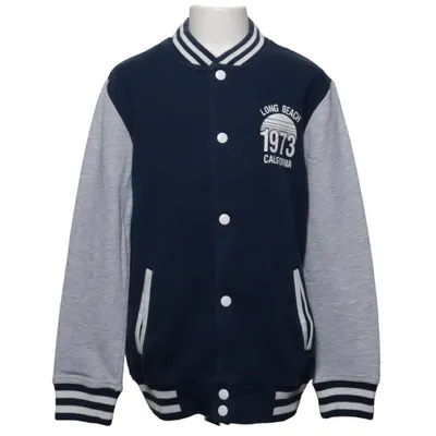 Collegejacka (Blå, Grå, Vit) från Zara Boys Bomull, Elastan, Polyester