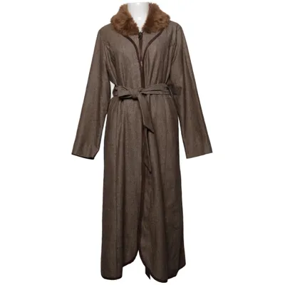 Coat (Brown) from Hip Hop Polyester