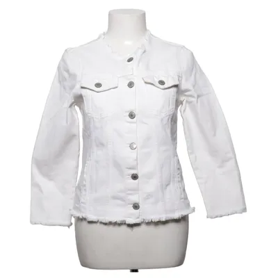 Veste en jean (Blanc) de Denim by Lindex Coton