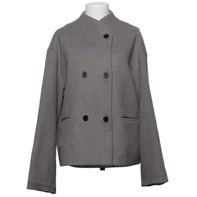 Sømandsjakke (Grå) fra NA-KD Akryl, Polyamid, Polyester, Viscose, Uld