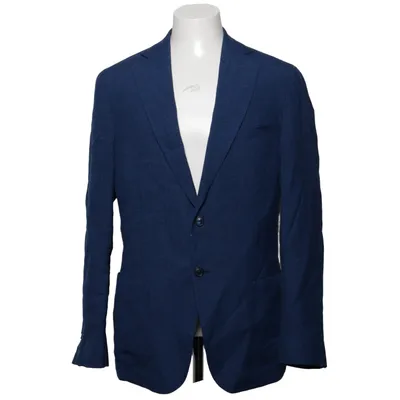 Blazer (Blue) from Boggi Milano Linen, Polyester, Silk, Wool