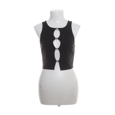 Crop top (Noir) de Divided by H&M Élasthane, Polyamide, Viscose