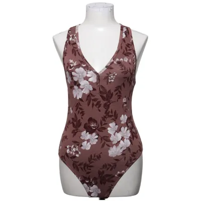 Body (Pink, Weiß) von American Eagle Outfitters Elasthan, Viskose