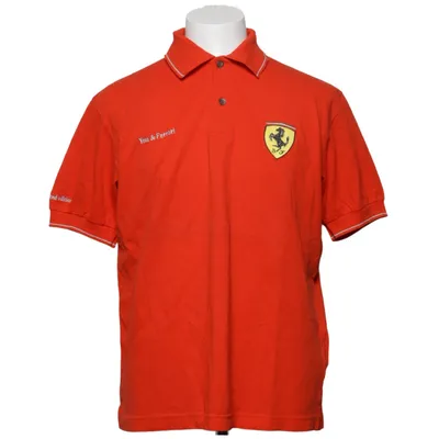 Pikétröja (Röd) från Ferrari Bomull