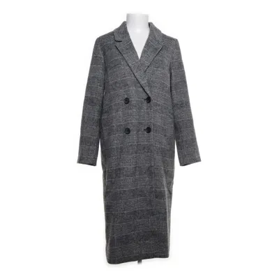 Frakke (Grå, Flerfarvet) fra Monki Polyester, Uld