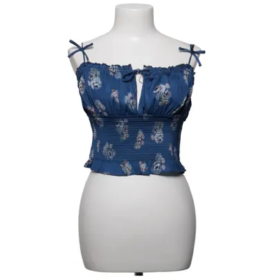 Crop top (Bleu, Multicolore) de Free People Coton, Polyester, Viscose