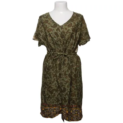 Dress (Green, Yellow, Multicolored) from Cream Viscose