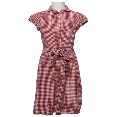 Jurk (Rood, Wit) van George Katoen, Polyester