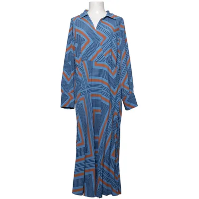 Robe longue (Bleu, Orange) de Gallery Polyester