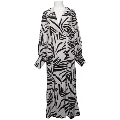Maxi jurk (Zwart, Wit) van Ellos Polyamide, Viscose