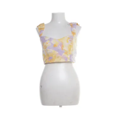 Crop top (Lilla, Gul) fra Stradivarius Viscose