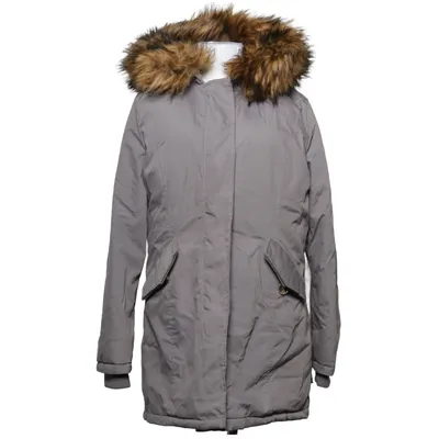 Winterjas (Grijs) van Marikoo Katoen, Polyester