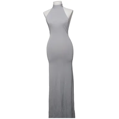 Robe longue (Gris) de House of CB Polyamide, Viscose