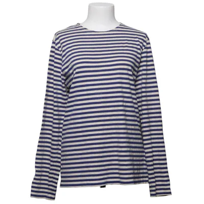 Långärmad t-shirt (Blå, Vit) från Arket Bomull