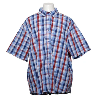 Kortärmad skjorta (Blå, Röd, Vit) från Mel Richman Bomull, Polyester