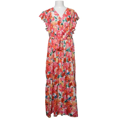 Robe portefeuille (Rose, Rouge, Multicolore) de Shein Curve Polyester