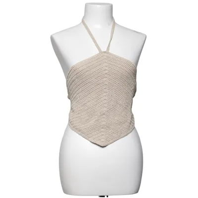 Haut dos-nu (Beige) de Bik Bok Coton, Polyamide, Polyester