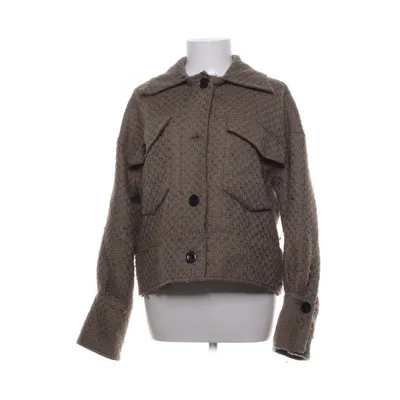 Jacka (Grön) från Meotine Akryl, Polyester, Rävpäls, Ull, Viskos