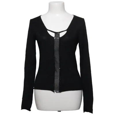 Cardigan (Zwart) van Armani Exchange Polyamide, Viscose