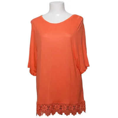 Top (Oranje) van Papaya Linnen, Polyester, Viscose