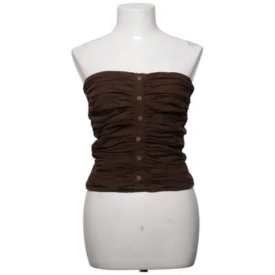 Tube top (Bruin) van Zara Katoen