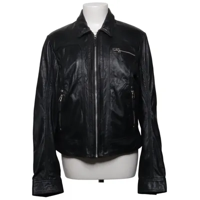 Läderjacka (Svart) från J.F.M Skinn, Polyester
