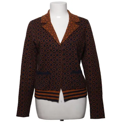 Cardigan (Blå, Orange) fra Nice Things Paloma S. Kashmir, Bomuld, Polyamid, Viscose, Uld