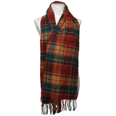 Scarf (Red, Green, Yellow) from James Pringle Weavers Wool