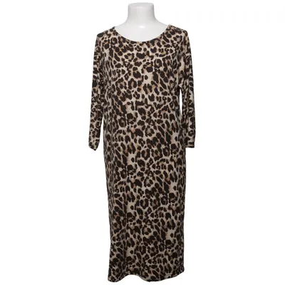 Dress (Beige, Black) from By Jolima Polyester