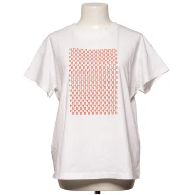 T-shirt (White, Red) from Hugo Boss Elastane, Recycled cotton