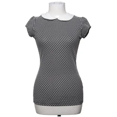Top (Black, White) from Morgan de Toi Elastane, Polyester