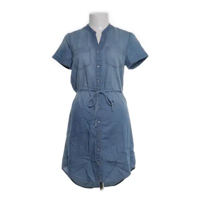Denim jurk (Blauw) van Jacqueline de Yong Katoen, Polyester