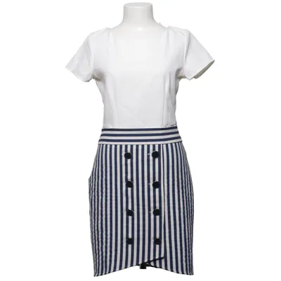 Klänning (Blå, Vit) från Closet London Bomull, Elastan, Polyester