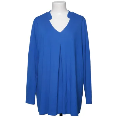 Blouse (Blauw) van Selection by Ulla Popken Elastaan, Polyester, Viscose