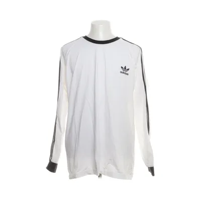 Långärmad t-shirt (Vit) från Adidas Bomull, Elastan