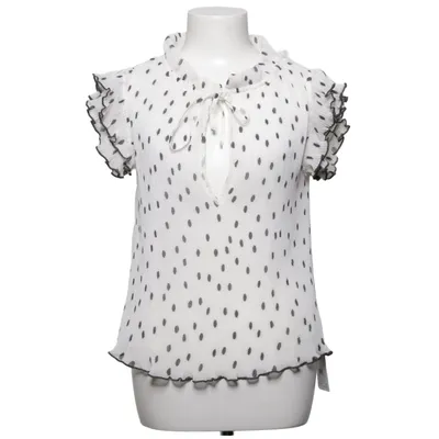 Top (Hvid, Sort) fra Ganni Genanvendt polyester
