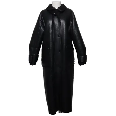 Frakke (Sort) fra Collusion Polyester, Polyurethan