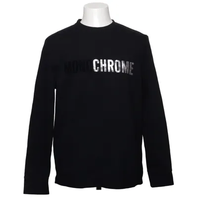 Sweatshirt (Noir) de H&M Man Coton, Polyester