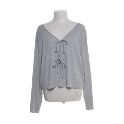 Cardigan (Gray) from Jean Pascale Elastane, Polyester, Viscose