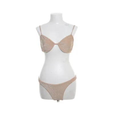 Bikini (Brun, Silverfärgad) från Fashion Nova Elastan, Nylon, Polyester