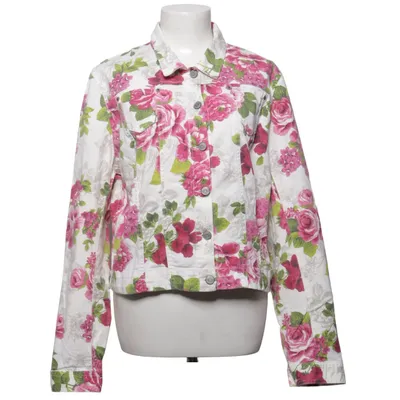 Denim jacket (White, Pink, Green) from Prêt Cotton, Elastane